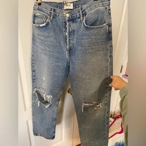 Agolde 90s distressed denim